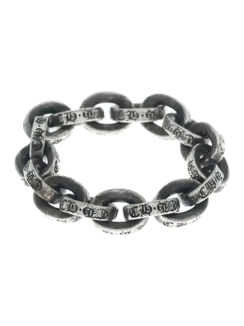 Chrome Hearts Paper Chain Ring Silver